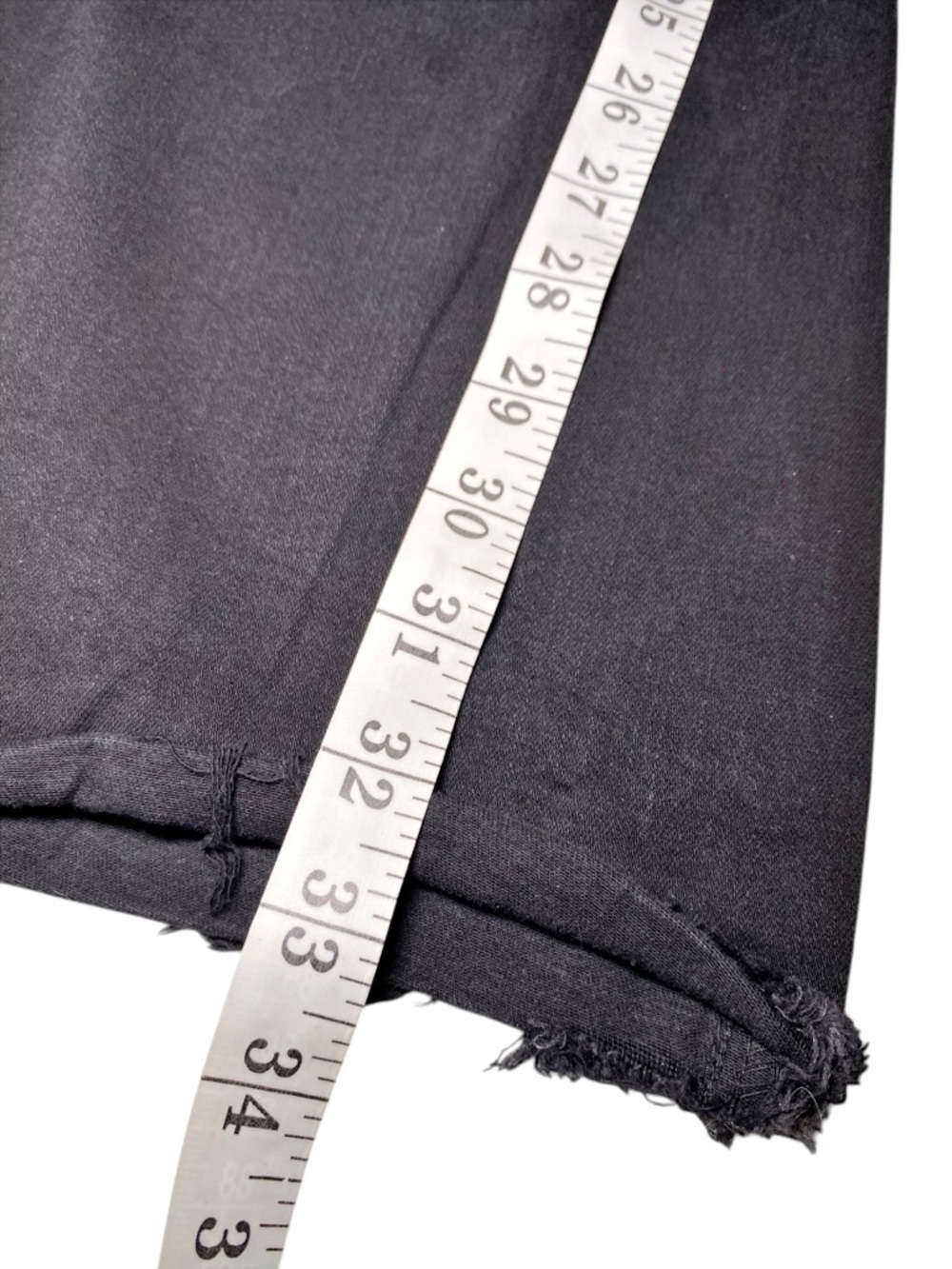Cello Los Angeles Black Frayed Raw Hem Flare Jeans - Picture 10 of 13